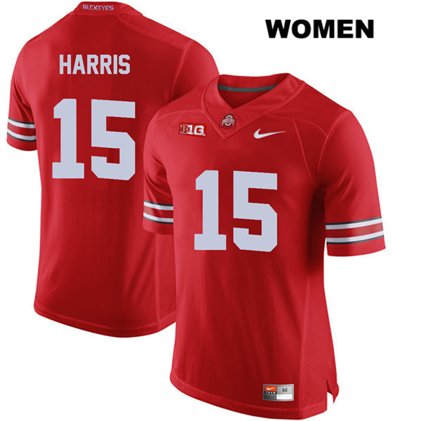 Ohio State Buckeyes Women's Jaylen Harris #15 Red Authentic Nike College NCAA Stitched Football Jersey NJ19X10BB